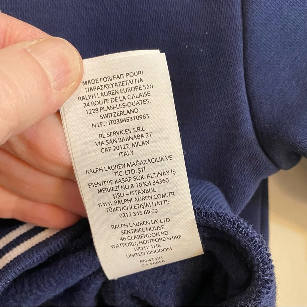 Polo‎ Ralph Lauren US Open Crest Fleece Sweatshirt and Pants Set Sz 18M 2024